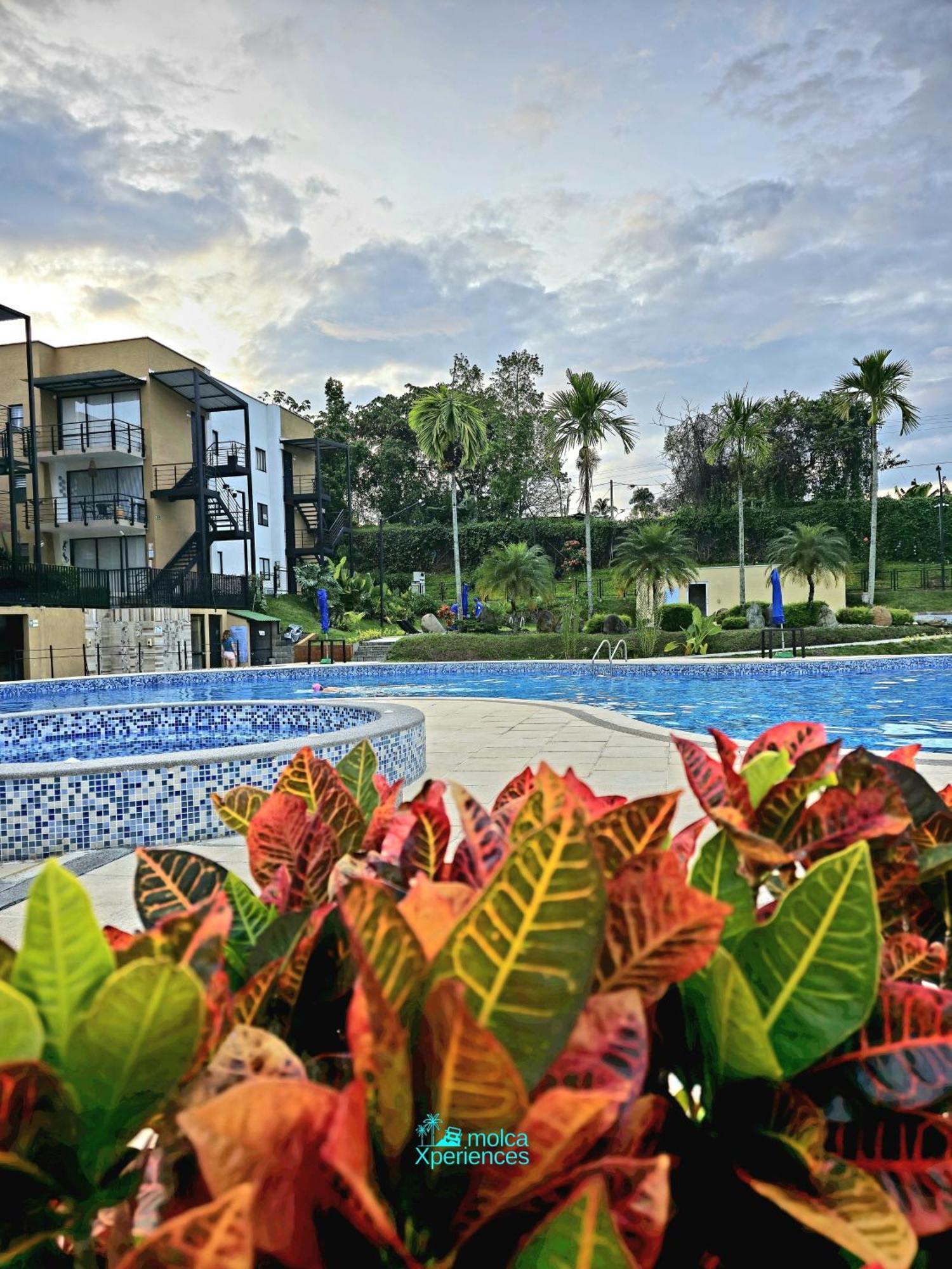 Apartamento Privado Vacacional A 5M Del Aeropuerto, 20 Minutos Del Parque Del Cafe Y Centro De Armenia Con 4 Piscinas, 3 Jacuzzi, Sauna By Molca Xperiences 2H Dış mekan fotoğraf